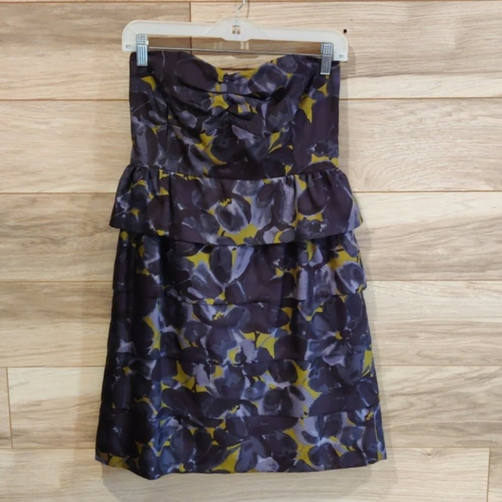 J. CREW Strapless Silk Shell Night Dress 8